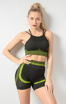 2 PCS/Set Conjuntos de yoga Ropa de gimnasia para mujer