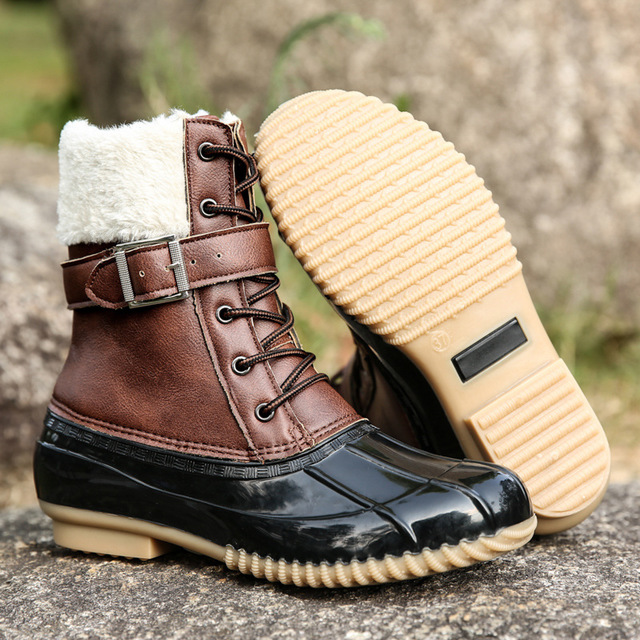 Women's shoes high-top waterproof snow boots
