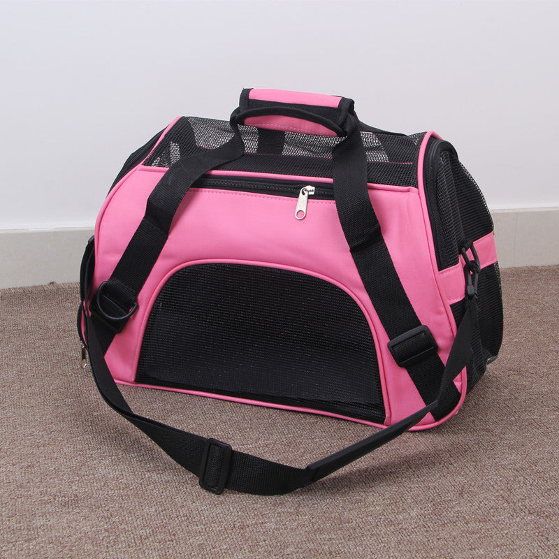 Bolsa de transporte de malla portátil para mascotas Bolsas de viaje para mascotas