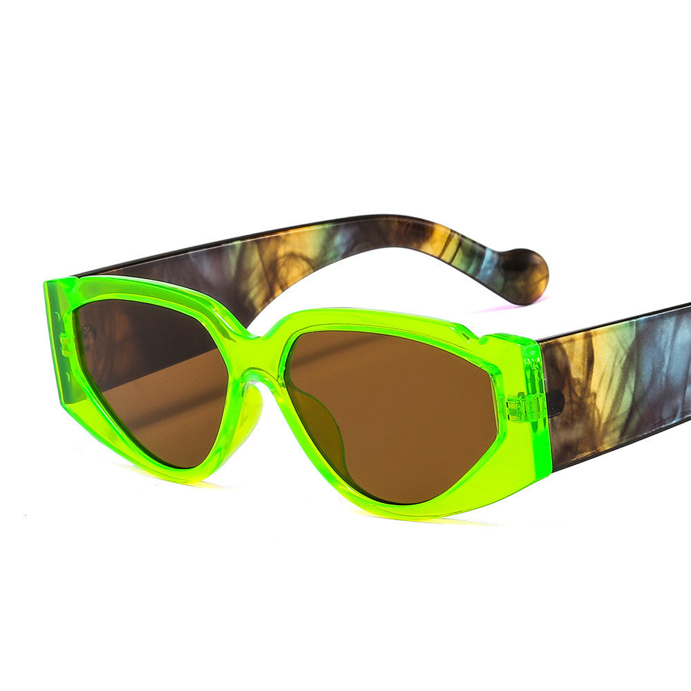 Personality Color Plastic Sunglasses, Trendy Sunglasses For Men And Women, Cross-Border Sunglasses