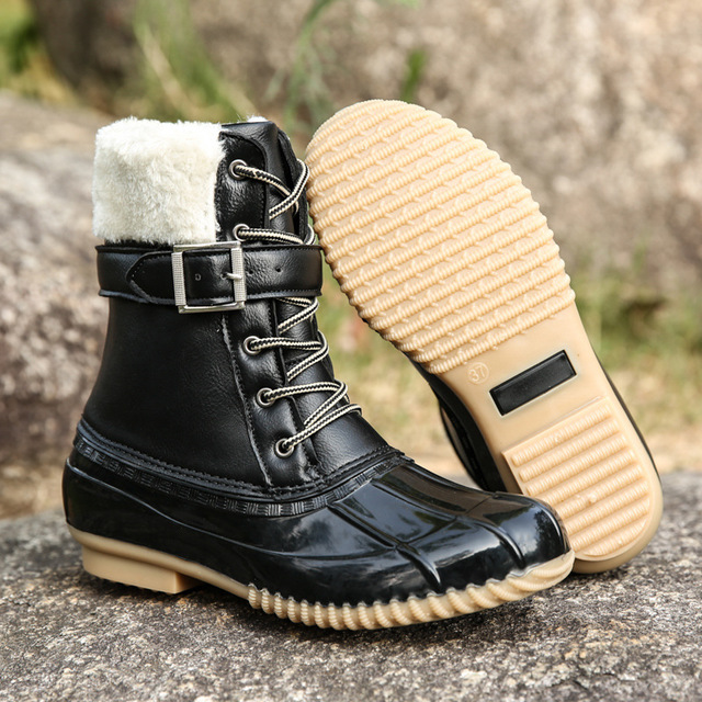 Women's shoes high-top waterproof snow boots