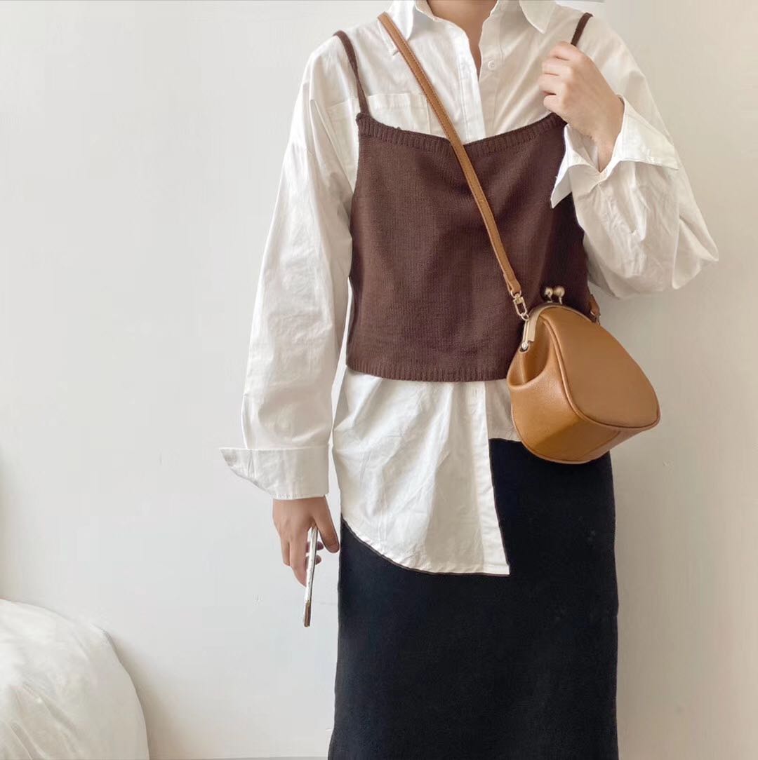 Small Round Women's Simple And Versatile One-shoulder Messenger Bag