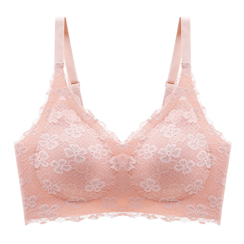 Non-Marking Beautiful Back Sports Plus Breast Plus Size Bra