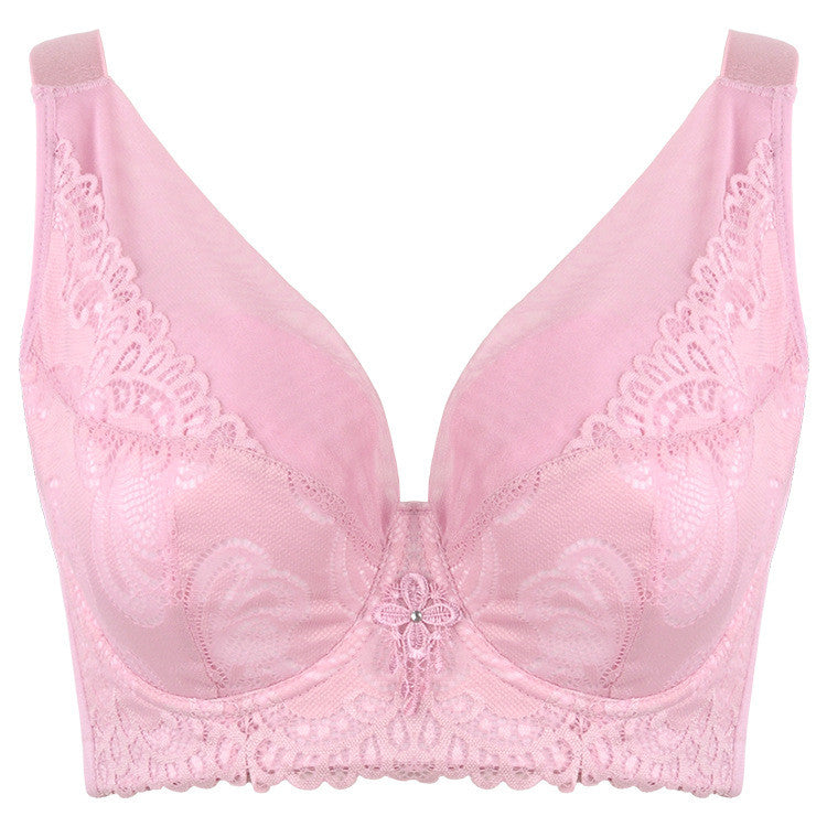 Thin, Large Size Full Cup MM Bra Gathers Adjusts And Receives Milk