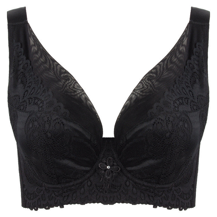 Thin, Large Size Full Cup MM Bra Gathers Adjusts And Receives Milk