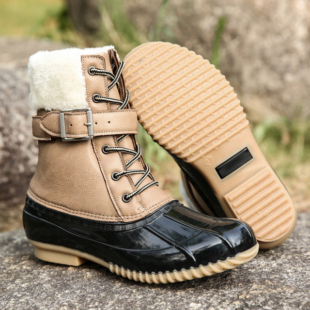 Women's shoes high-top waterproof snow boots