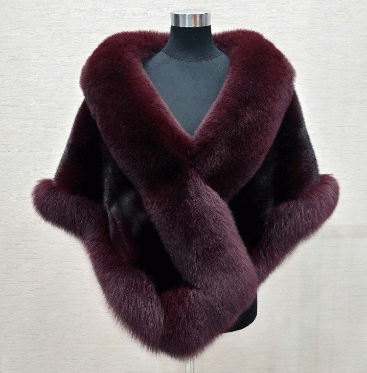 Faux Mink Dress Cloak Autumn And Winter Short Jacket