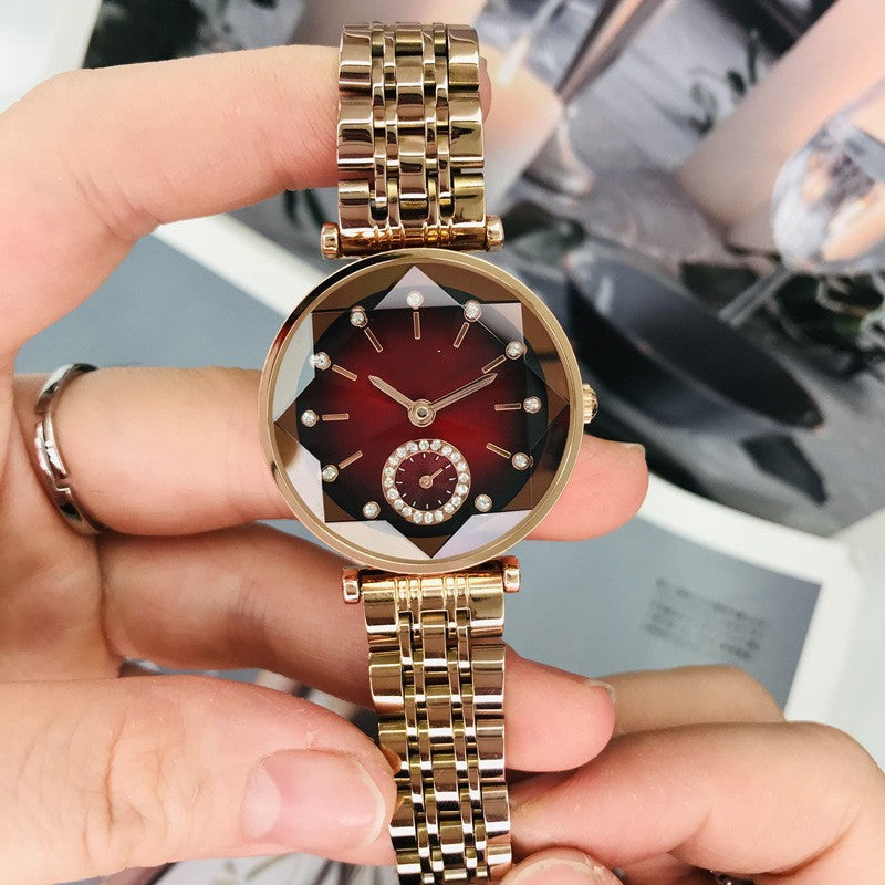Women's Diamond Sparkling Temperament Quartz Watch