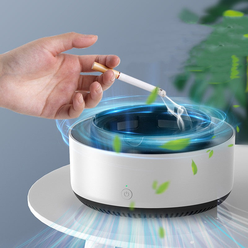 Smoke Removal Air Purification Ashtray Anion Purification Practical Automatic Purifier Ashtray Portable Gadgets For Car Or Home Ashtray