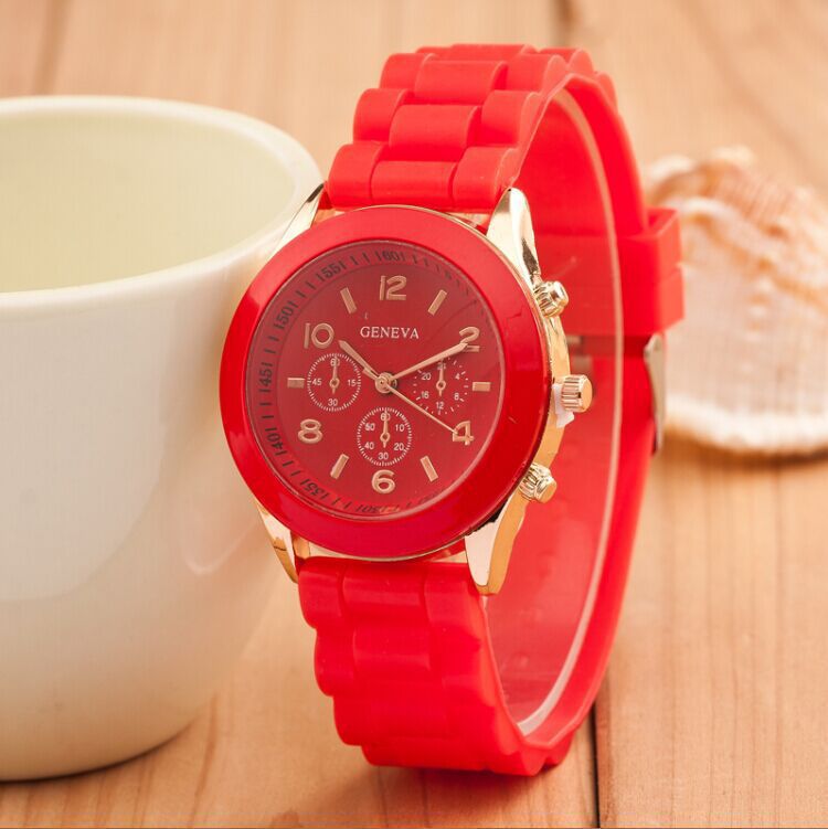 Silicone Couple Watches Trendy Fashion Men's And Women's Quartz Watch