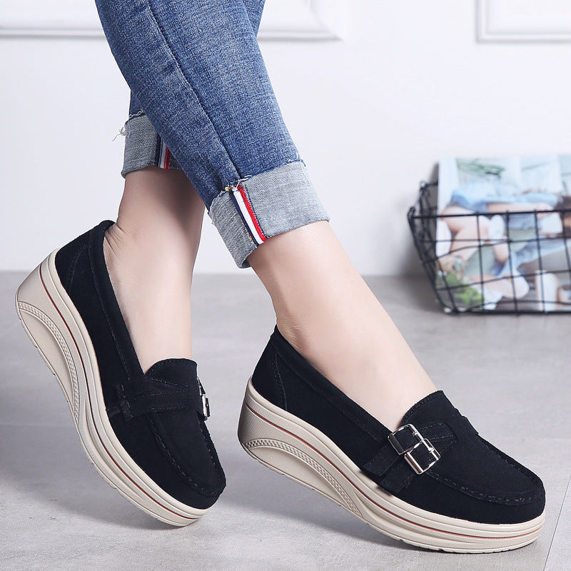 European And American New Women's Shoes Platform Shoes