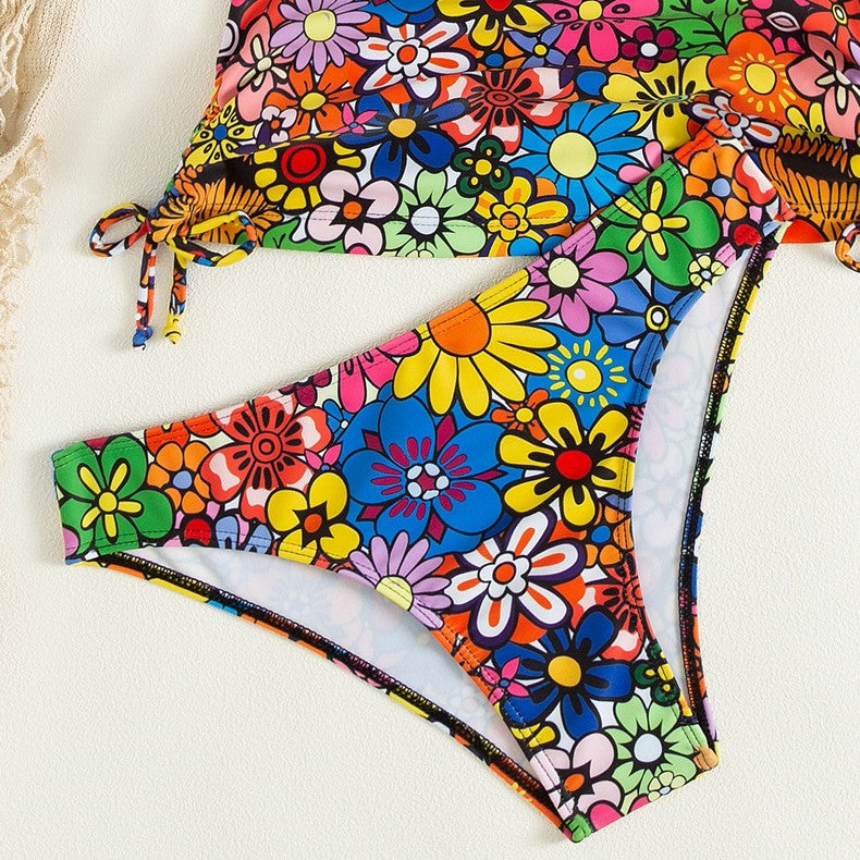 European And American Bikini Split Swimwear