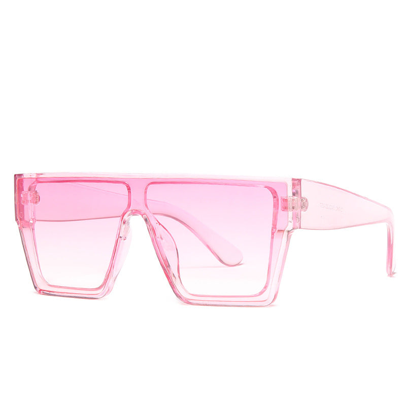 One-piece Lens Large Frame Plastic Sunglasses Women's Sunglasses