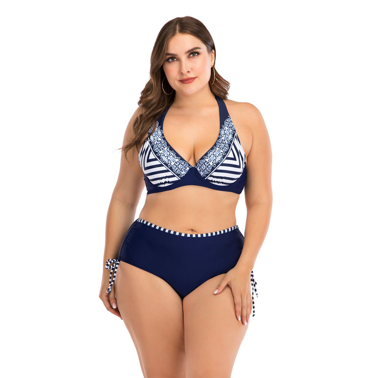 European and American plus size bikini