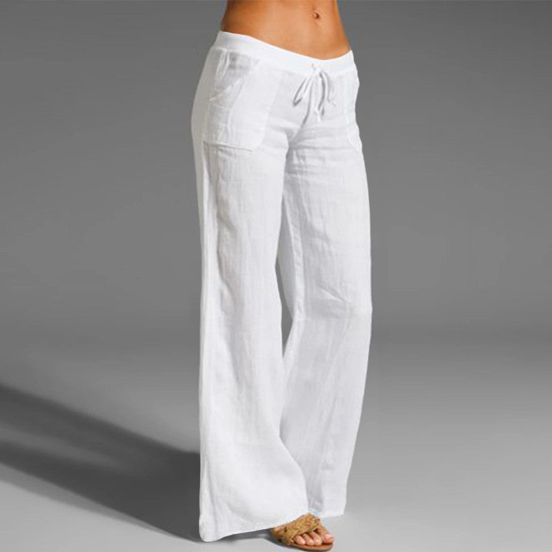 Women's high waist wide leg pants