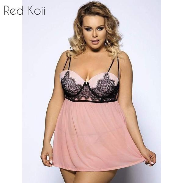 sexy dessous good quality plus size women chemise