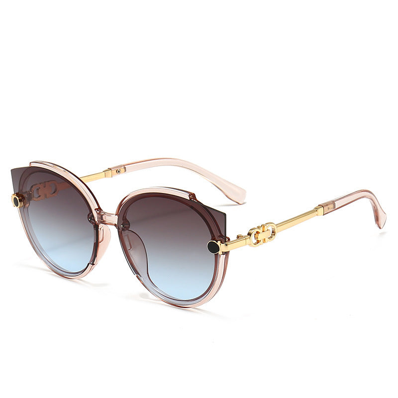 Women's Retro Large Frame Sunglasses