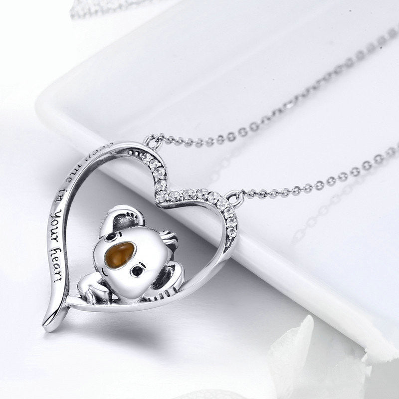 Cute koala necklace