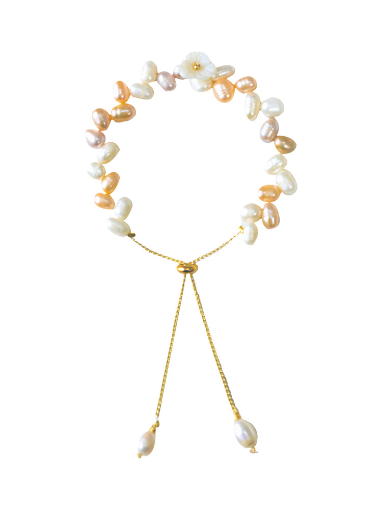 Baroque fancy pearl bracelet