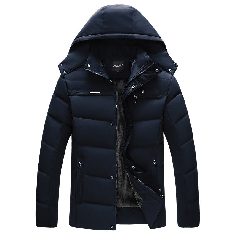 Winter coat with thickened cotton padded jacket