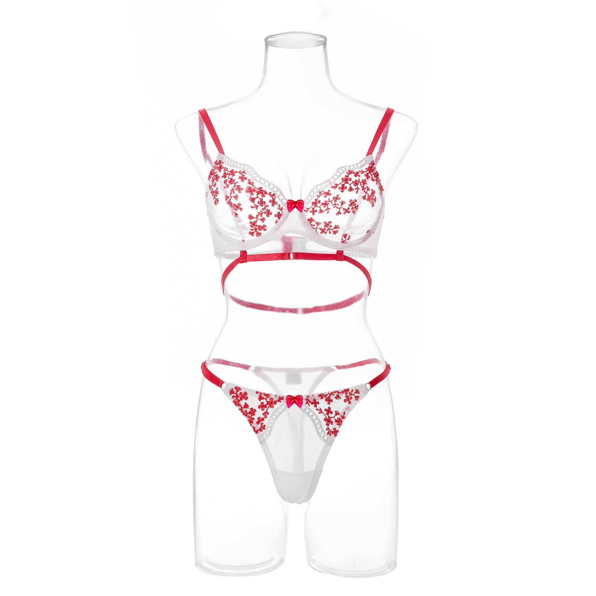 Women's Floral Embroidered Underwear Bra