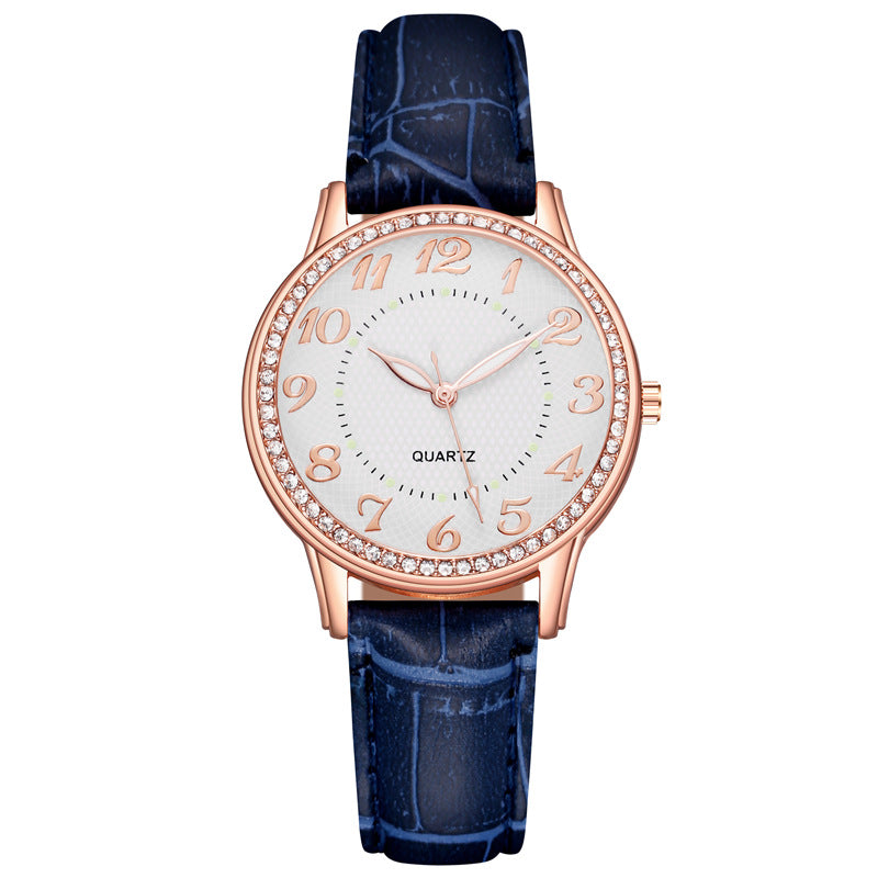 Diamond Luminous Women's Belt Women's Quartz Watch