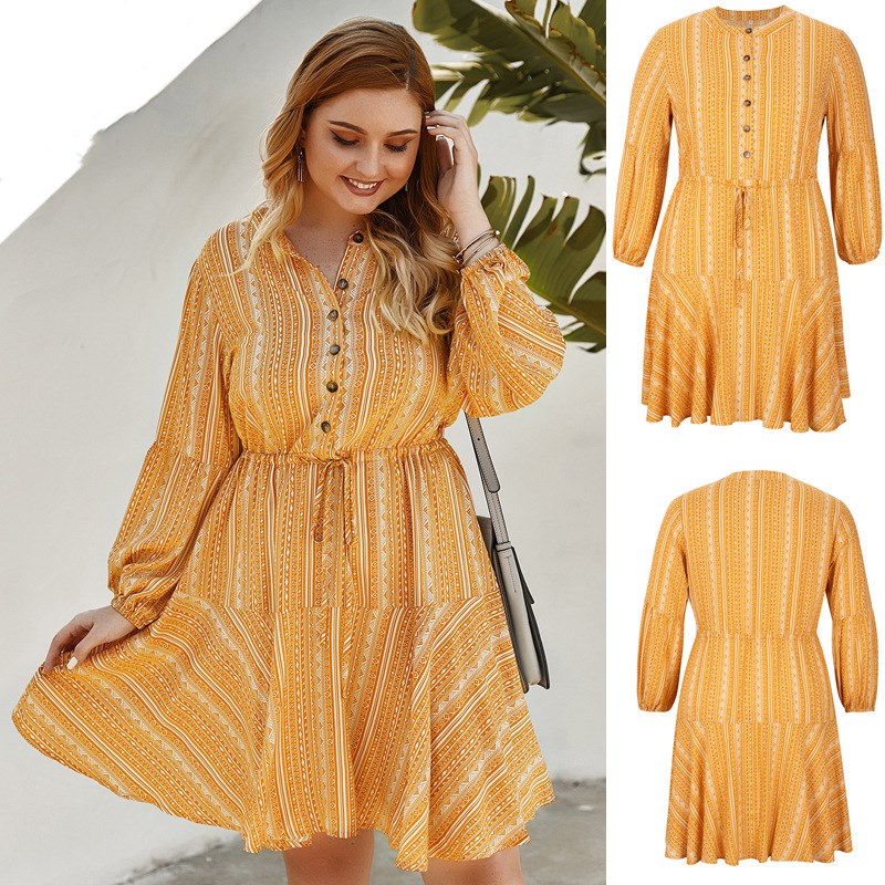 Plus Size Women's Loose Dresses For MM Women