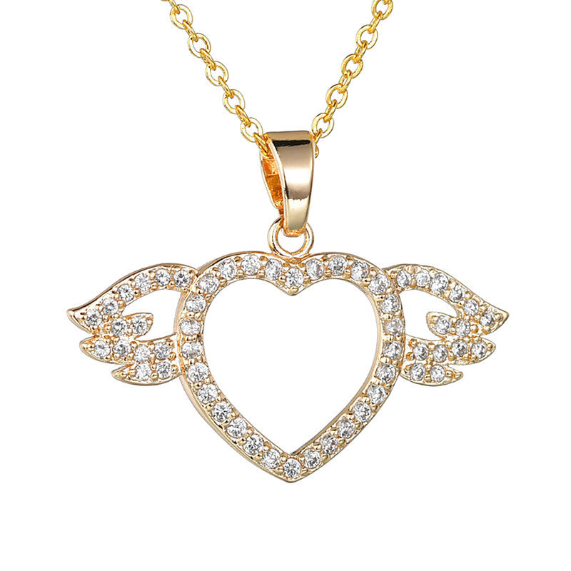 Angel love pendant women