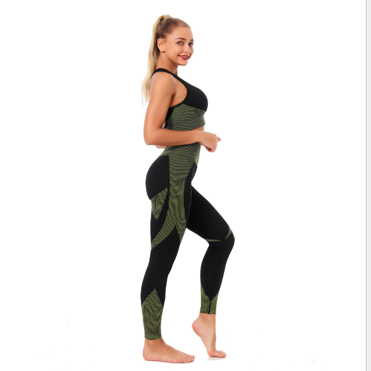 European and American peach hip fitness pants