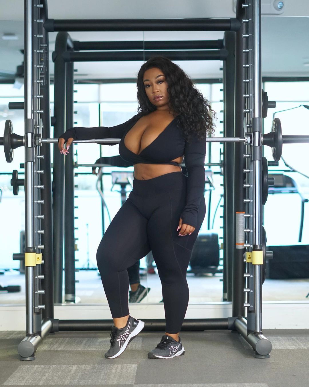 Summer Plus Size Women's Sports Fitness Yoga Clothes Two-piece Suit