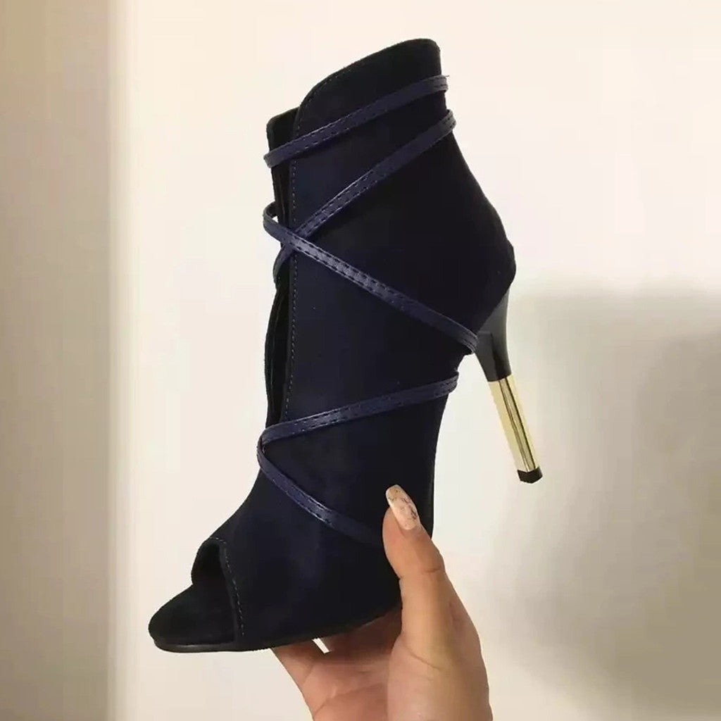 Sandalias de tacón alto para mujer Zapatos de mujer Sexy Abierto