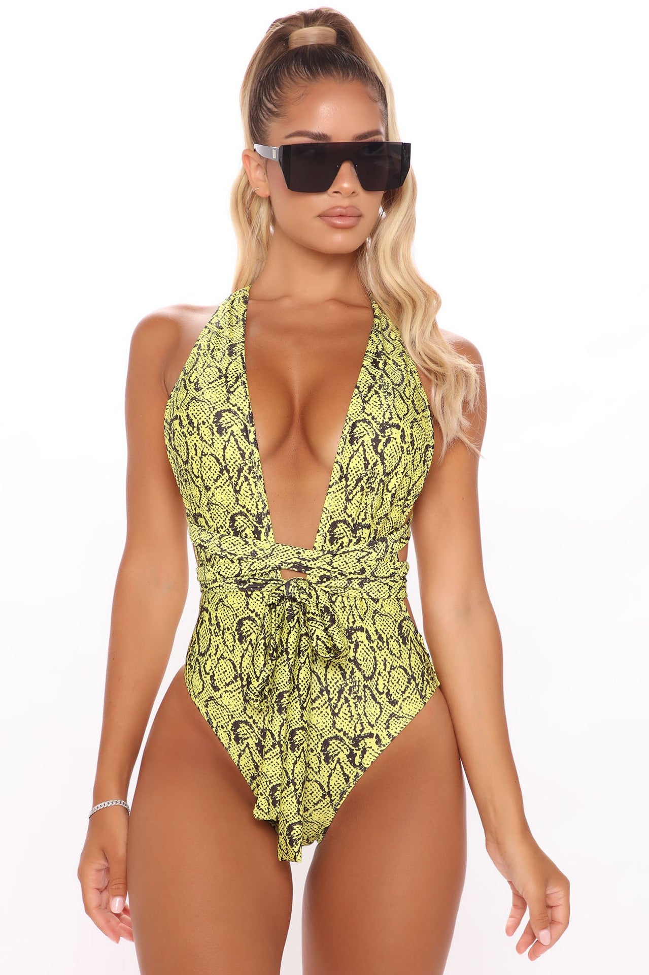 Large Plus Size MM Plus To Increase Sexy One-Piece Bikini Swimsuit