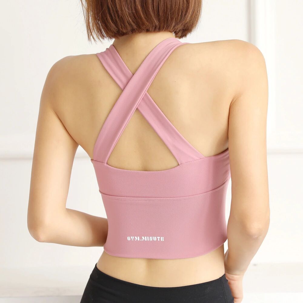 Sports Underwear Women'S Running Shockproof Front Zipper Beauty Back Gather Stereotype Fitness Yoga Bra