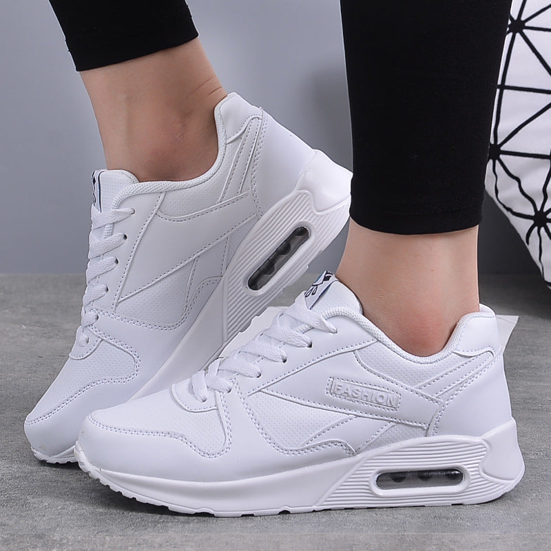 Breathable Leather Couple Sneakers