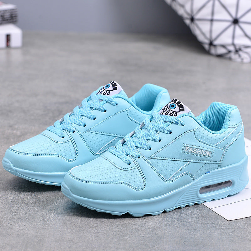 Breathable Leather Couple Sneakers