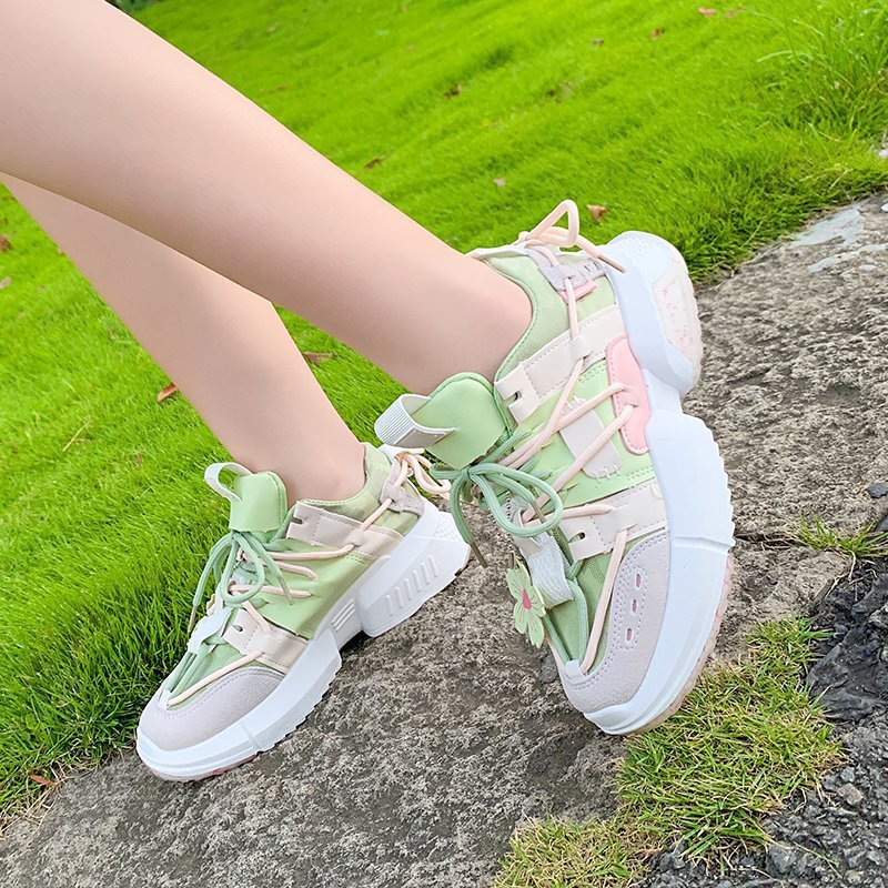 New Korean Fashion Net Celebrity Platform Sneakers