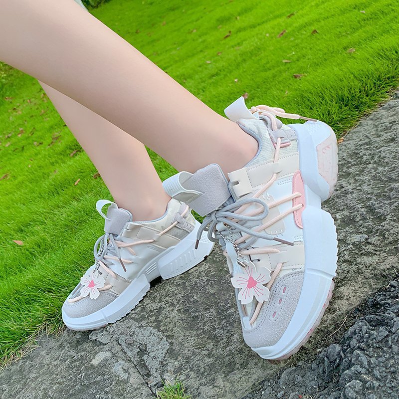 New Korean Fashion Net Celebrity Platform Sneakers