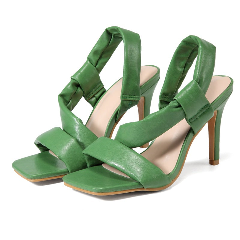 New Soft Strap High Heel Sandals