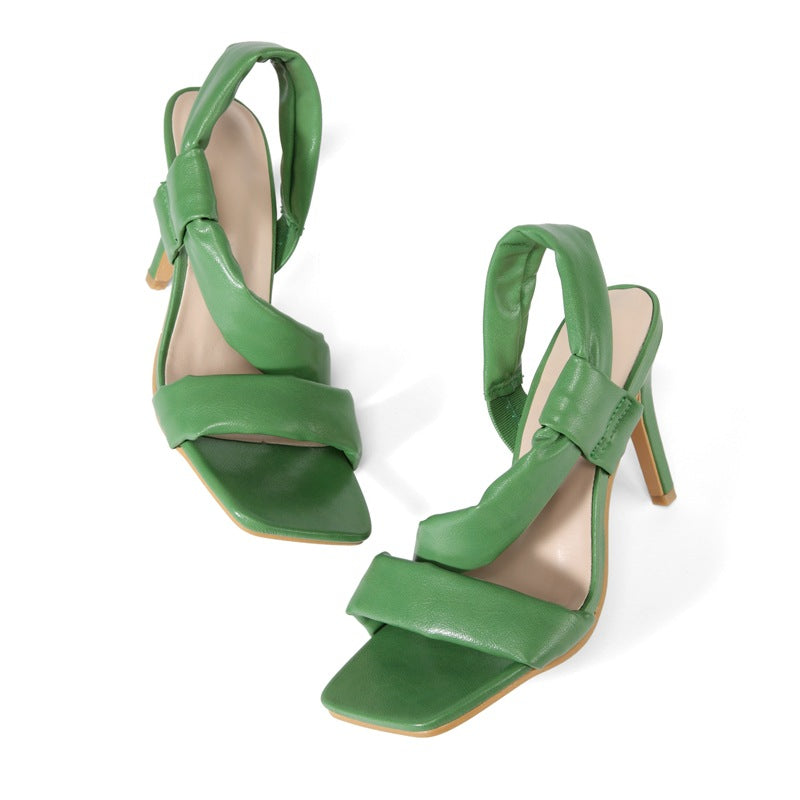 New Soft Strap High Heel Sandals