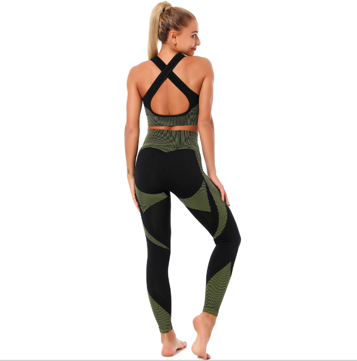 European and American peach hip fitness pants