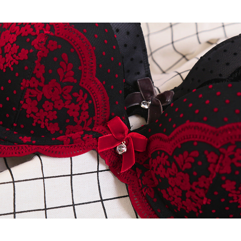 Plus size ladies bra set