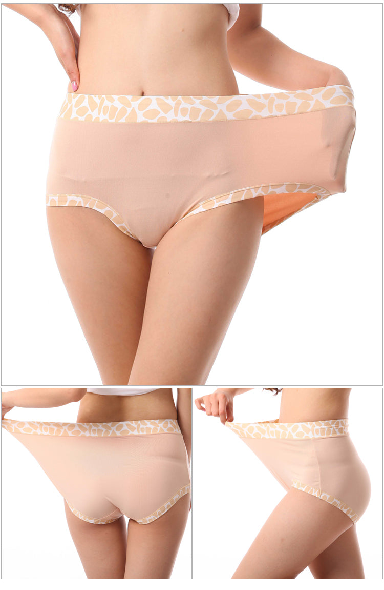 Milk Silk Briefs With High Waist And Belly Without Trace