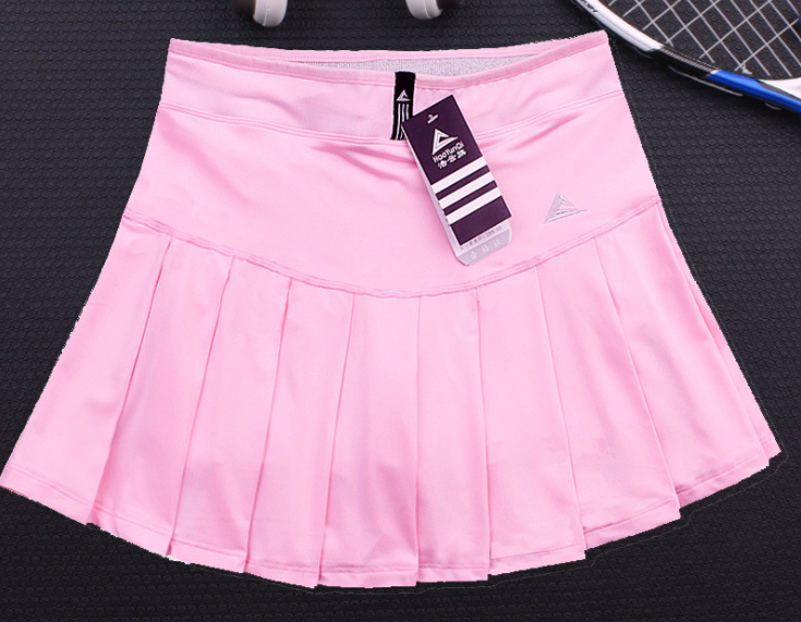 New Girls Tennis Skirts with Safety Shorts , Quick Dry Women Badminton Skirt