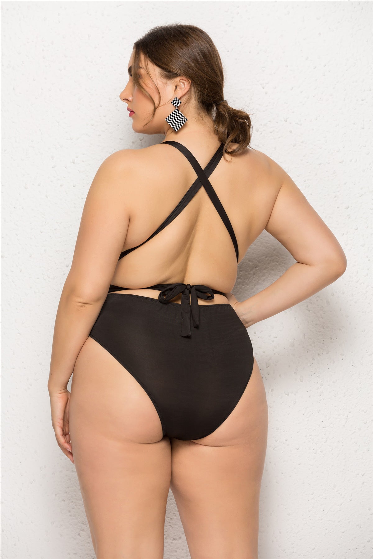 New Plus Size Lady One-piece Swimsuit