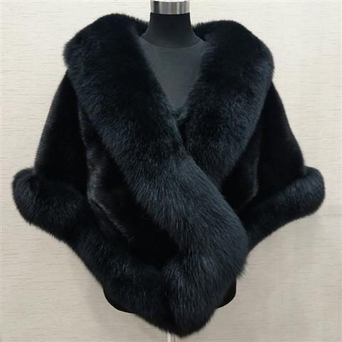 Faux Mink Dress Cloak Autumn And Winter Short Jacket