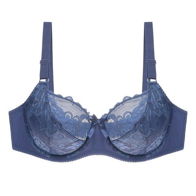 Pure color bra lace women's plus size bra underwear