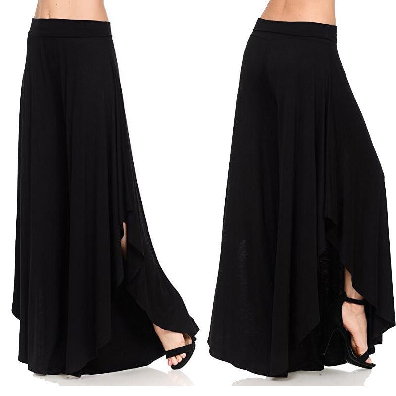 Irregular Big Flared Pants Big Swing Wide Leg Pants Women