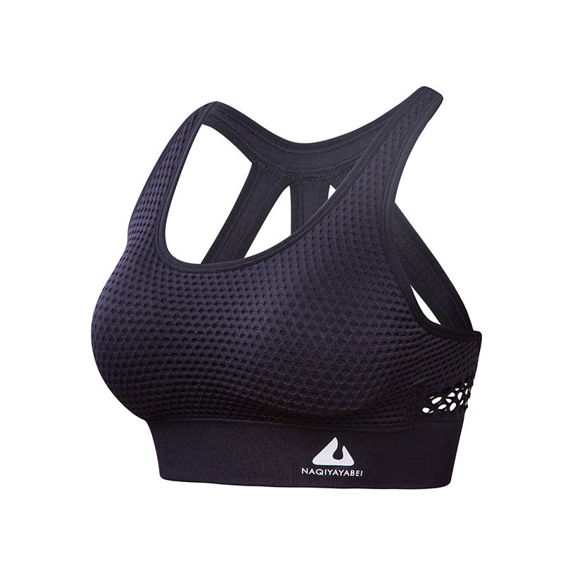 Flat chest gathered shaped fitness vest