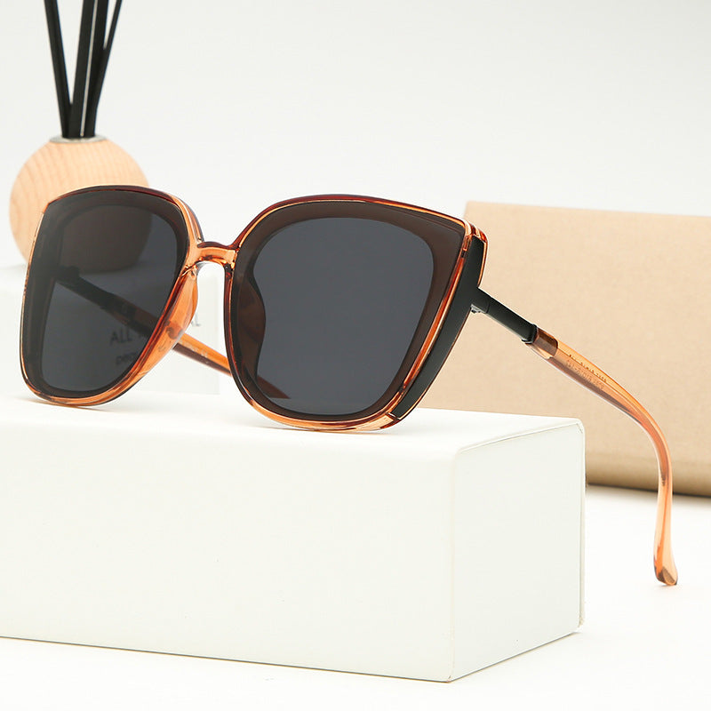 Fashion Trend Big Frame Sunglasses Hot Retro Avant-garde Sunglasses For Men And Women