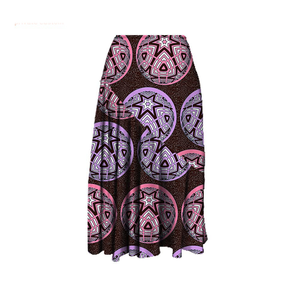 Batik print skirt